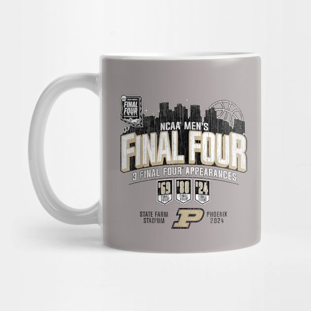 Purdue Boilermakers Final Four 2024 Basketball Vintage by YASSIN DESIGNER